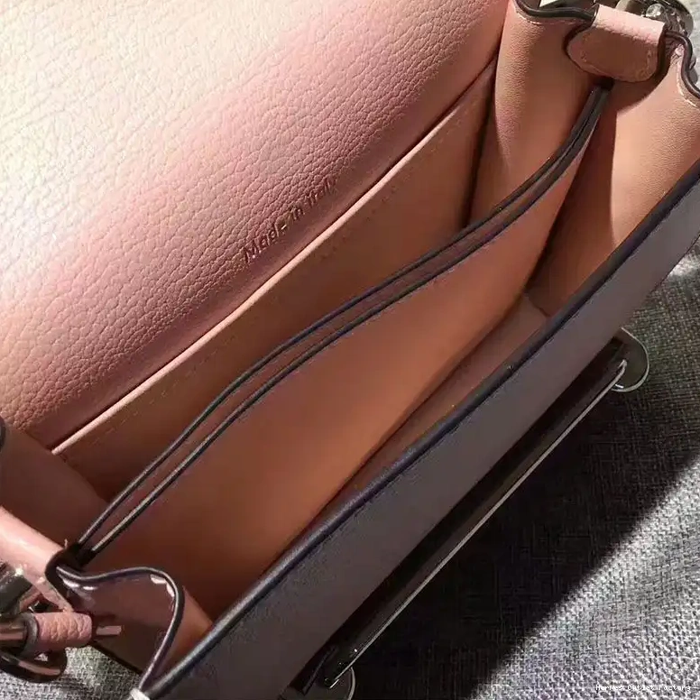 Affordable Pink In Hardware Palladium Roulis Calfskin Bag Leather Hermes 0417